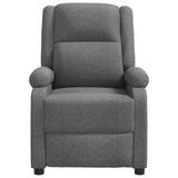 Recliner Chair Dark Grey Fabric