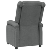 Recliner Chair Dark Grey Fabric - 45-Degree Angle