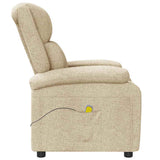 Massage Chair Cream Fabric - Top-Down View