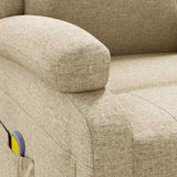 Massage Chair Cream Fabric