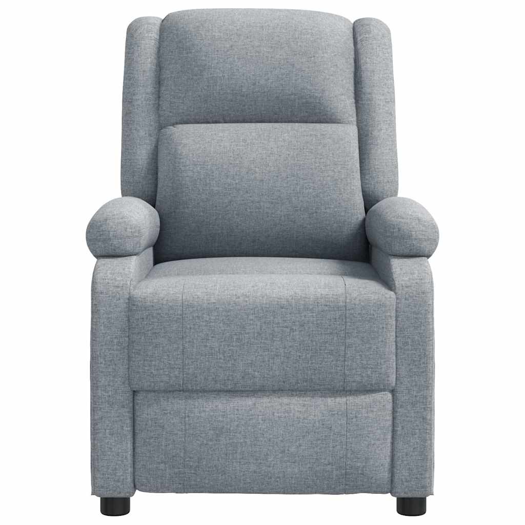 Massage Chair Light Grey Fabric