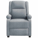 Massage Chair Light Grey Fabric