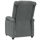 Massage Chair Dark Grey Fabric - 45-Degree Angle