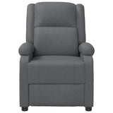 Massage Chair Anthracite Faux Leather - Side View