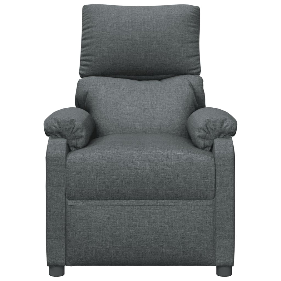 Massage Chair Dark Grey Fabric