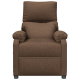 Massage Chair Brown Fabric