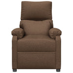 Massage Chair Brown Fabric