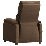 Massage Chair Brown Fabric
