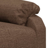 Massage Chair Brown Fabric