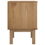 Bedside Cabinet OTTA 45x39x57 cm Solid Wood Pine - 45-Degree Angle