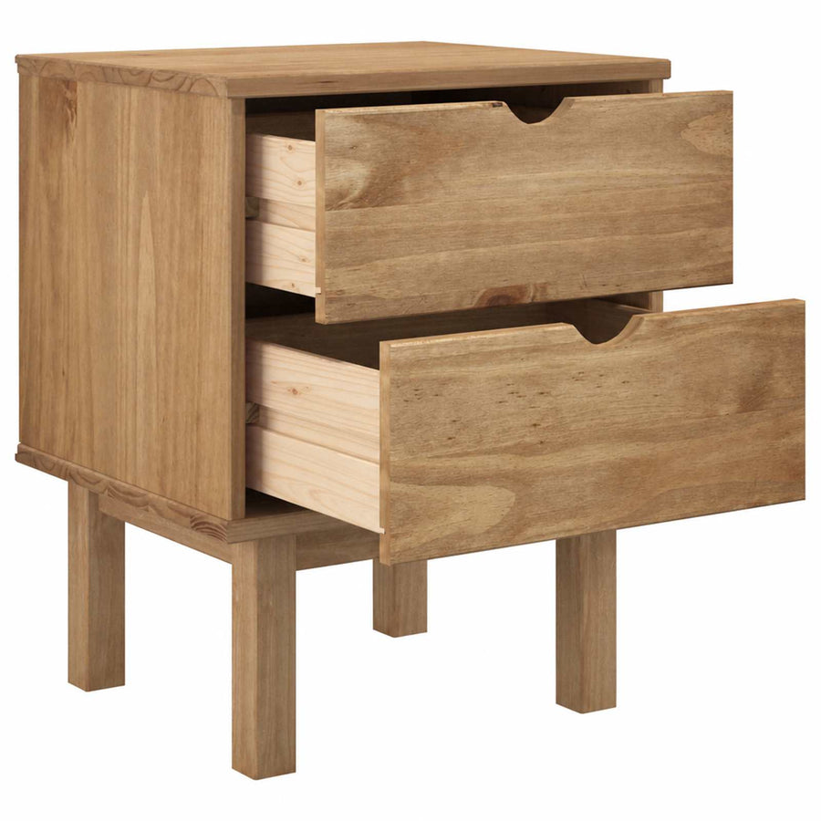 Bedside Cabinet OTTA 45x39x57 cm Solid Wood Pine