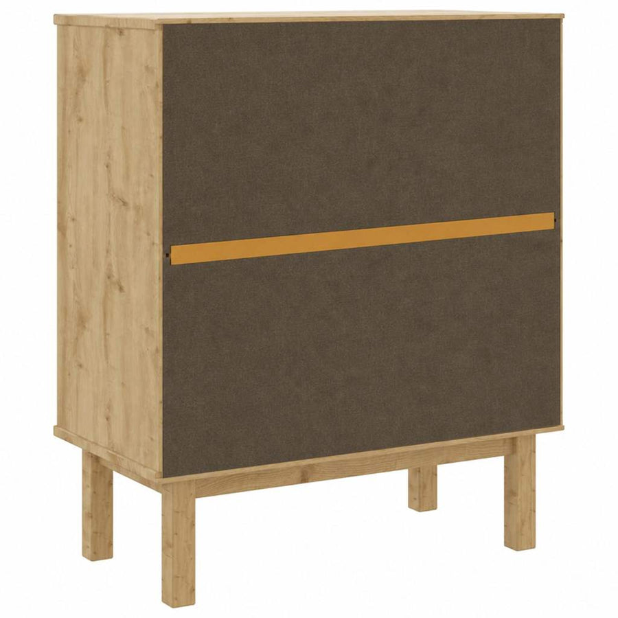 Drawer Cabinet OTTA 76.5x39.5x90cm Solid Wood Pine