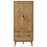 Wardrobe OTTA 76.5x53x172 cm Solid Wood Pine - Side View