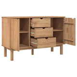 Sideboard OTTA 113.5x43x73 cm Solid Wood Pine - Top-Down View