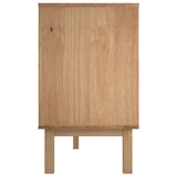 Sideboard OTTA 113.5x43x73 cm Solid Wood Pine - 45-Degree Angle
