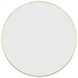 Wall Mirror Gold Ø 60 cm Round - Front View