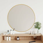 Wall Mirror Gold Ø 60 cm Round