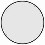 Wall Mirror Black Ø 40 cm Round