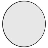 Wall Mirror Black Ø 50 cm Round
