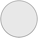 Wall Mirror Black Ø 60 cm Round