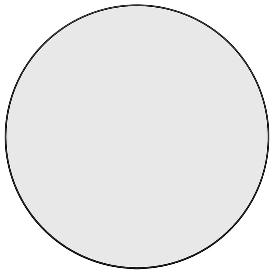 Wall Mirror Black Ø 60 cm Round
