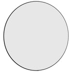 Wall Mirror Black Ø 60 cm Round
