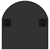 Wall Mirror Black 90x40 cm Oval