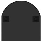 Wall Mirror Black 90x40 cm Oval