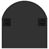 Wall Mirror Black 90x40 cm Oval - 45-Degree Angle