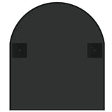 Wall Mirror Black 100x45 cm Oval - 45-Degree Angle
