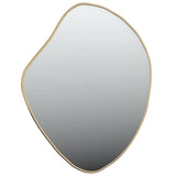 Wall Mirror Gold 50x40 cm - Side View