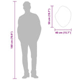 Wall Mirror Gold 50x40 cm - Close-Up Angle