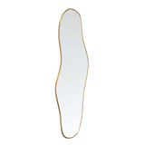 Wall Mirror Gold 90x40 cm - Side View