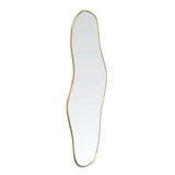 Wall Mirror Gold 100x45 cm - Side View