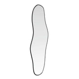 Wall Mirror Black 100x45 cm - Side View