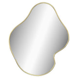 Wall Mirror Gold 50x40 cm - Front View