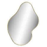 Wall Mirror Gold 50x40 cm - Side View