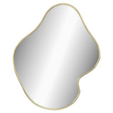 Wall Mirror Gold 60x50 cm - Front View