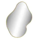 Wall Mirror Gold 60x50 cm - Side View