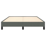 Bed Frame without Mattress Dark Grey 137x187 cm Double Fabric - 45-Degree Angle
