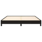 Bed Frame without Mattress Black 152x203 cm Queen Fabric