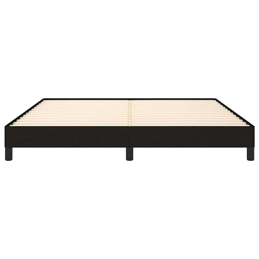 Bed Frame without Mattress Black 152x203 cm Queen Fabric