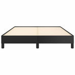 Bed Frame without Mattress Black 137x187 cm Double Faux Leather