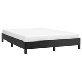 Bed Frame without Mattress Black 152x203 cm Queen Faux Leather