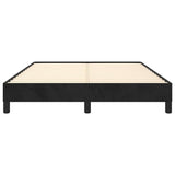 Bed Frame without Mattress Black 137x187 cm Double Velvet - 45-Degree Angle