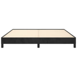 Bed Frame without Mattress Black 152x203 cm Queen Velvet - 45-Degree Angle