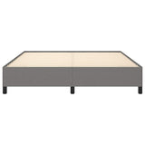 Bed Frame without Mattress Dark Grey 152x203 cm Queen Fabric