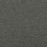 Bed Frame without Mattress Dark Grey 152x203 cm Queen Fabric - Low Angle