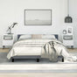Bed Frame without Mattress Dark Grey Double Velvet