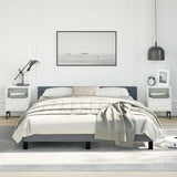 Bed Frame without Mattress Dark Grey Queen Velvet